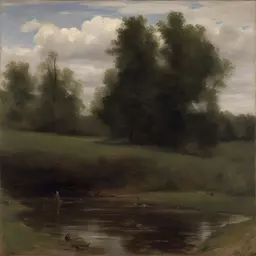 a landscape by Thomas Eakins
