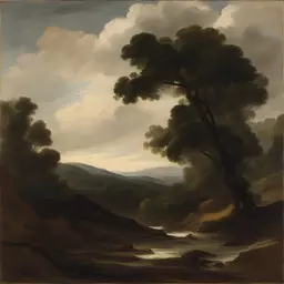 a landscape by Théodore Géricault