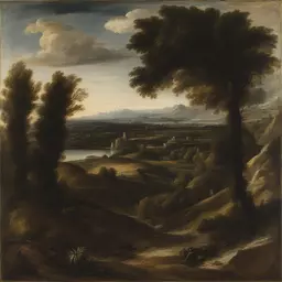 a landscape by Tintoretto