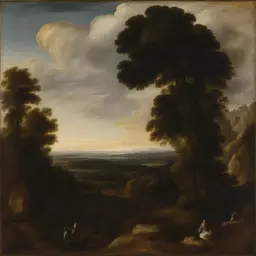 a landscape by Titian
