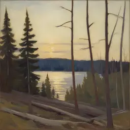 a landscape by Tom Thomson