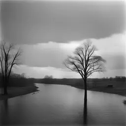 a landscape by Vivian Maier
