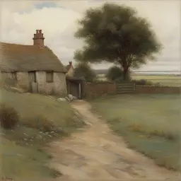a landscape by Walter Langley