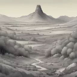 a landscape by Warren Ellis