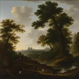 a landscape by Willem van Haecht