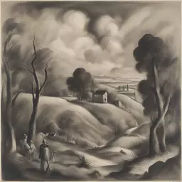 a landscape by William Gropper