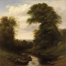 a landscape by Worthington Whittredge