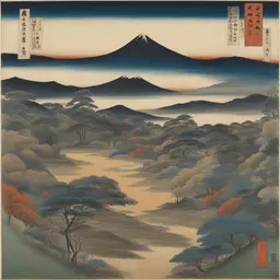 a landscape by Yasuo Kuniyoshi
