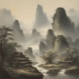 a landscape by Zhelong Xu