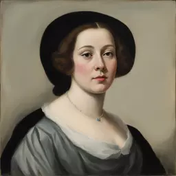 portrait of a woman by Abraham Mintchine