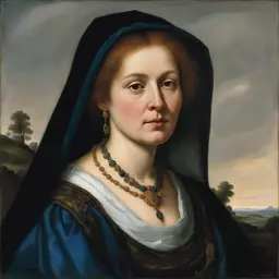 portrait of a woman by Adam Elsheimer