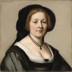 portrait of a woman by Adriaen van Ostade