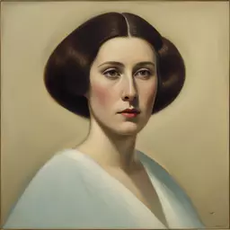 portrait of a woman by Agnes Lawrence Pelton