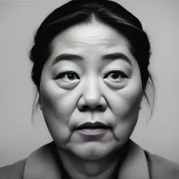 portrait of a woman by Ai Weiwei