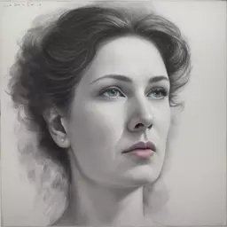portrait of a woman by Alan Davis