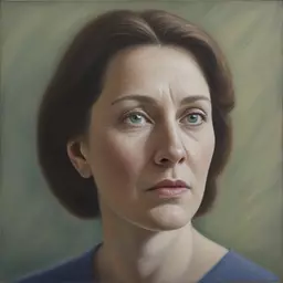 portrait of a woman by Alan Parry