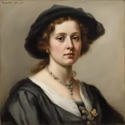 portrait of a woman by Albert Eckhout