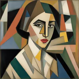 portrait of a woman by Albert Gleizes