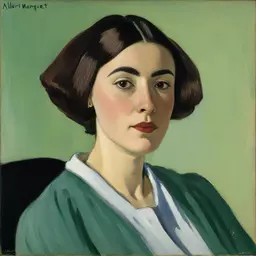 portrait of a woman by Albert Marquet