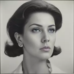 portrait of a woman by Alberto Biasi