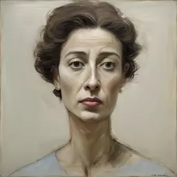 portrait of a woman by Alberto Giacometti