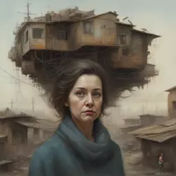 portrait of a woman by Alejandro Burdisio