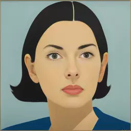 portrait of a woman by Alex Katz