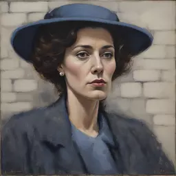 portrait of a woman by Alexander Millar