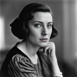 portrait of a woman by Alfred Eisenstaedt