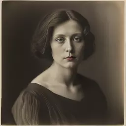 portrait of a woman by Alvin Langdon Coburn