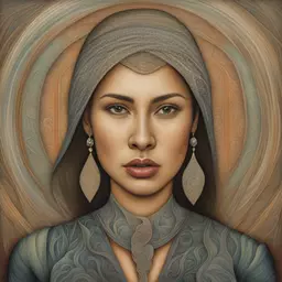 portrait of a woman by Amanda Sage