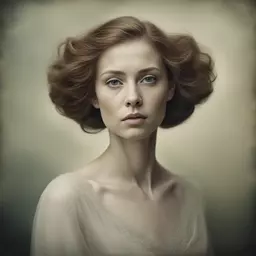 portrait of a woman by Amandine Van Ray