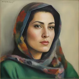 portrait of a woman by Aminollah Rezaei