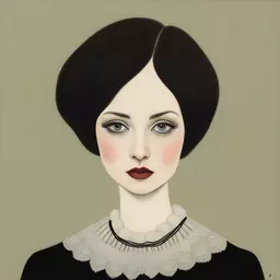 portrait of a woman by Amy Earles