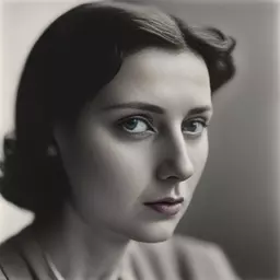 portrait of a woman by Andre Kertesz