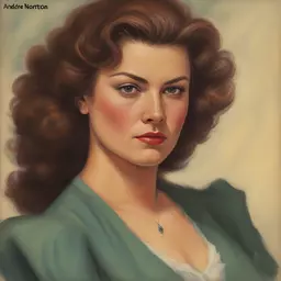 portrait of a woman by Andre Norton