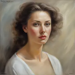 portrait of a woman by Andrei Markin