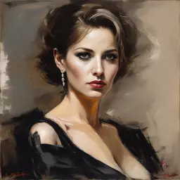 portrait of a woman by Andrew Atroshenko