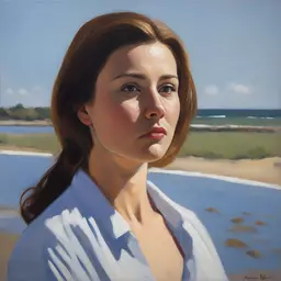 portrait of a woman by Andrew Macara