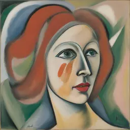 portrait of a woman by André Masson