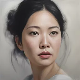 portrait of a woman by Angela Sung