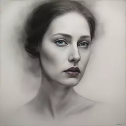 portrait of a woman by Anja Millen