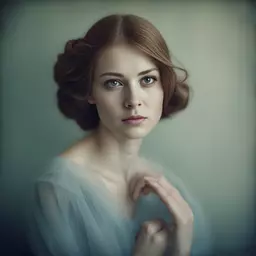 portrait of a woman by Anka Zhuravleva