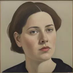 portrait of a woman by Anne Rothenstein