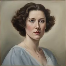 portrait of a woman by Anne Sudworth