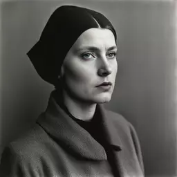 portrait of a woman by Antanas Sutkus