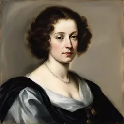portrait of a woman by Anthony van Dyck