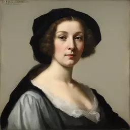 portrait of a woman by Anton Domenico Gabbiani