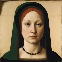 portrait of a woman by Antonello da Messina