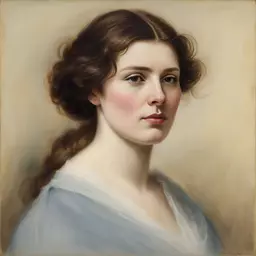portrait of a woman by Archibald Thorburn